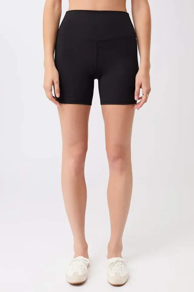 Mandala Biker Shorts short yoga noir taille haute