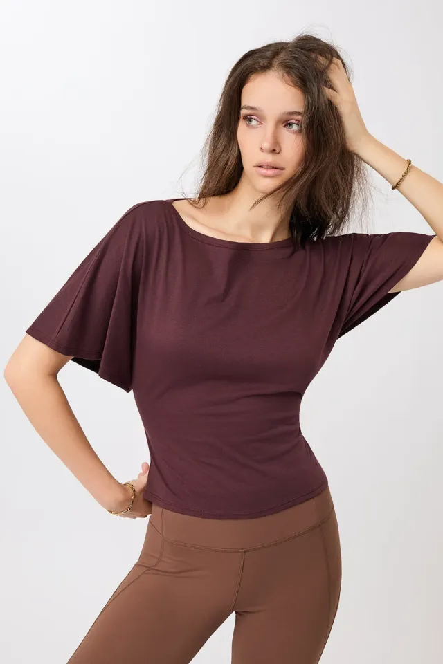 Mandala Back Bow Tee t-shirt coton bio